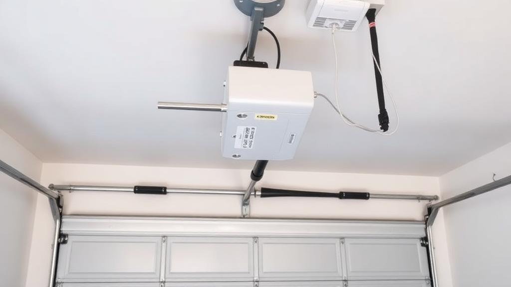 Garage door opener installation in a Harrisburg, NC home